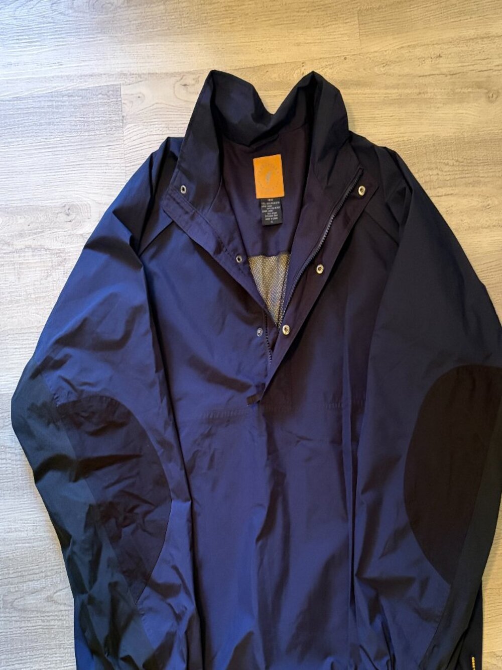 FORRESTER'S GOLF NAVY&BLACK GORE-TEX RAIN JACKET Windbreaker Coat Men's XL